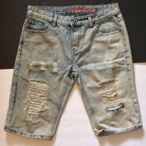 Trillnation Men’s denim shorts size W32